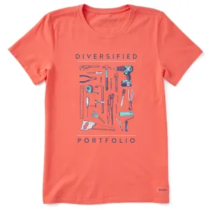 Women's Diversified Portfolio Tools Short Sleeve Tee Life is Good