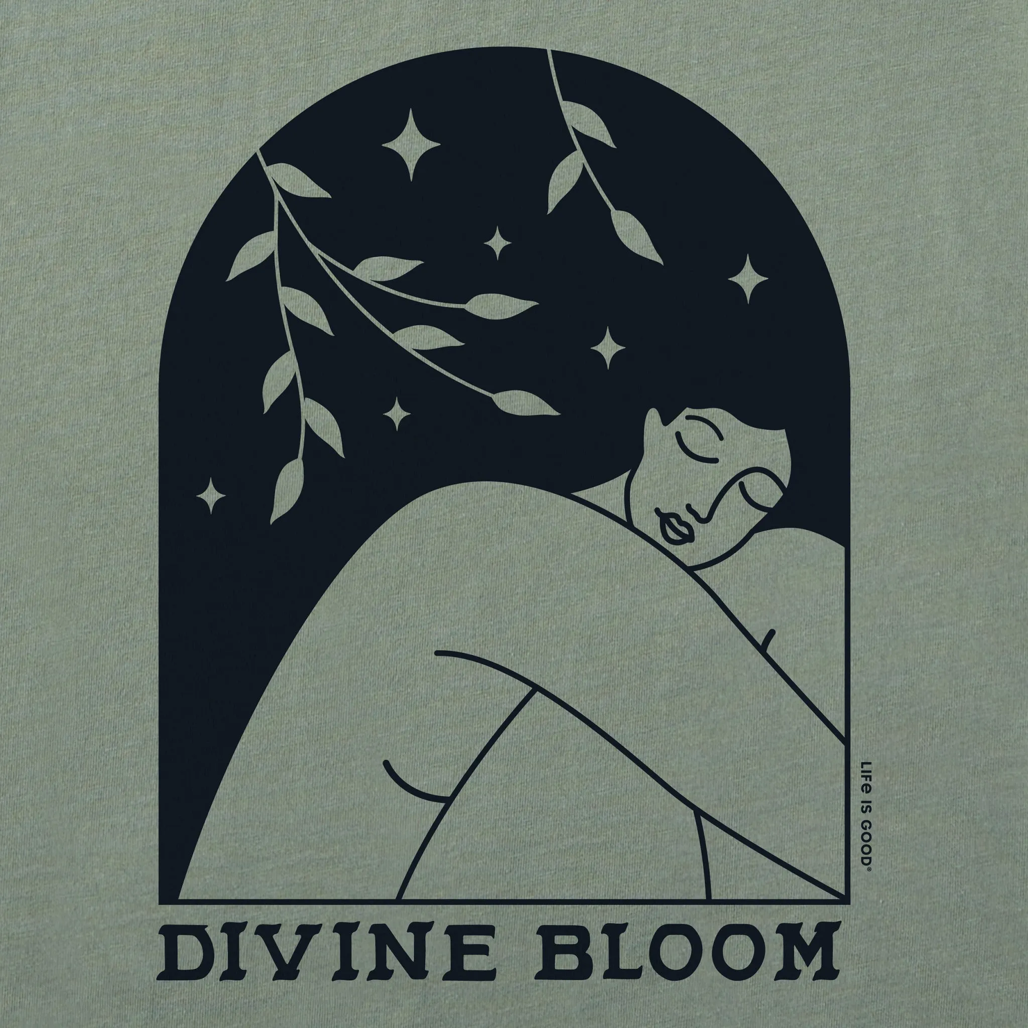 Women's Divine Bloom Short Sleeve Crusher Tee Life is Good