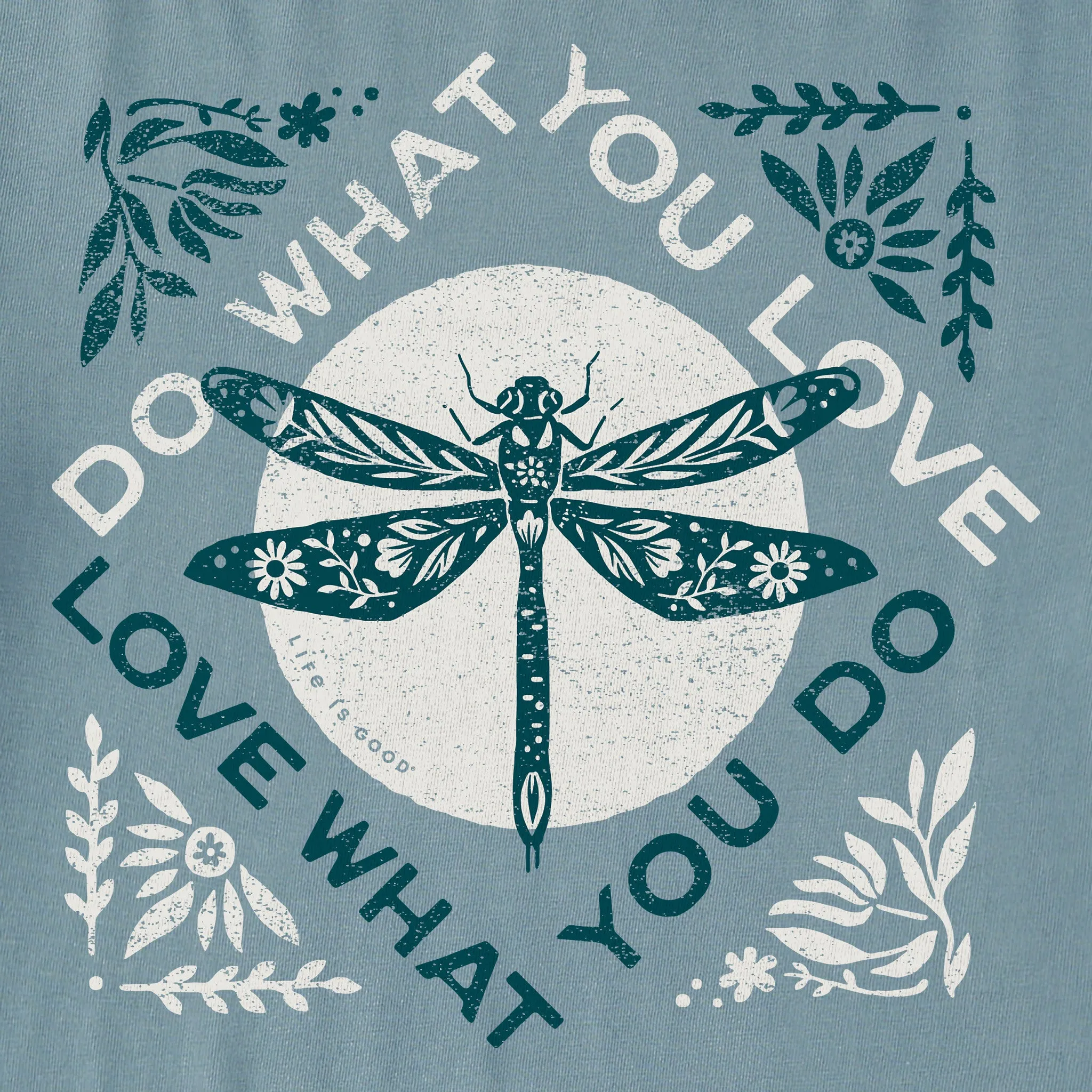 Women's Do What You Love Dragonfly Crusher Tank Life is Good