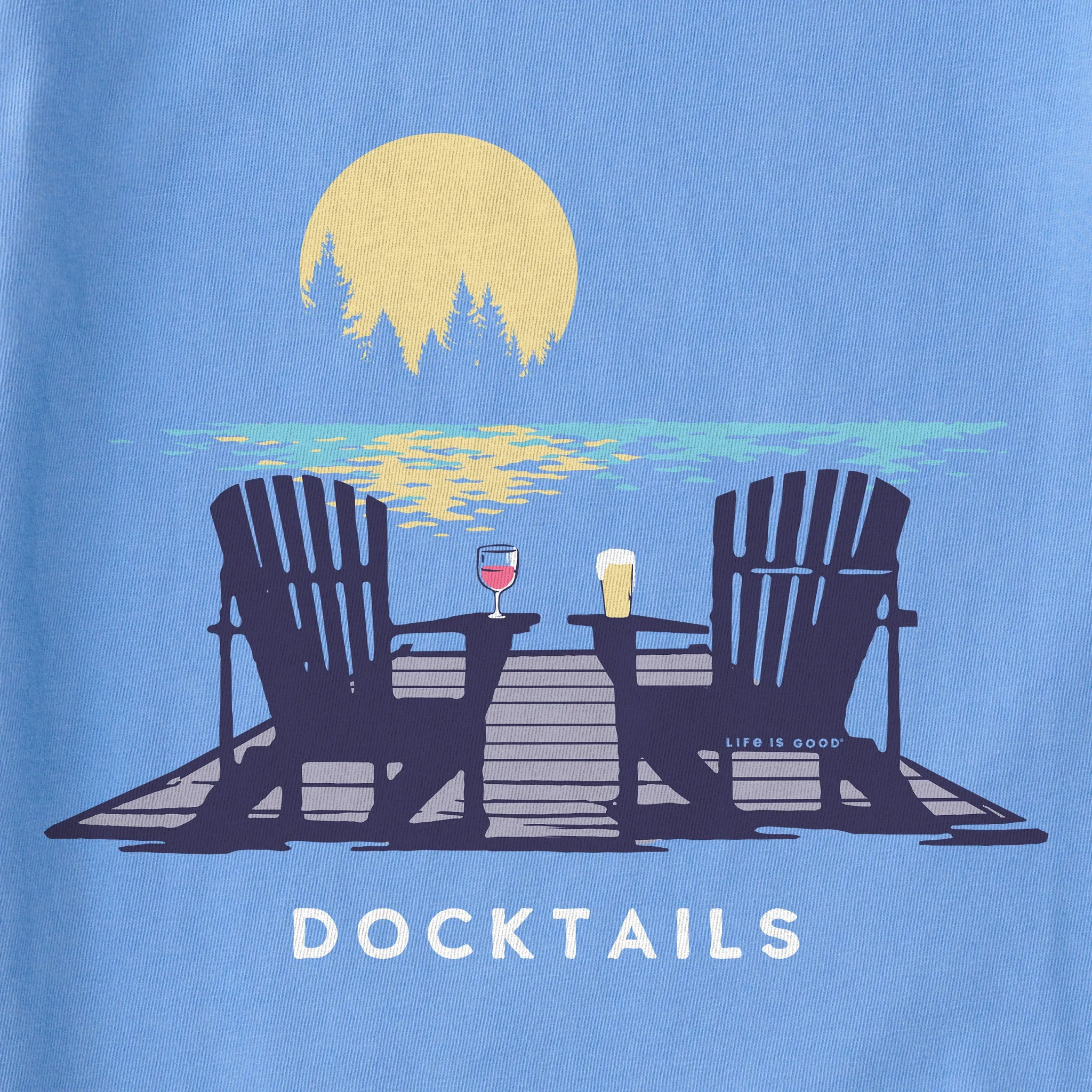 Women's Docktails Adirondacks Short Sleeve Tee Life is Good