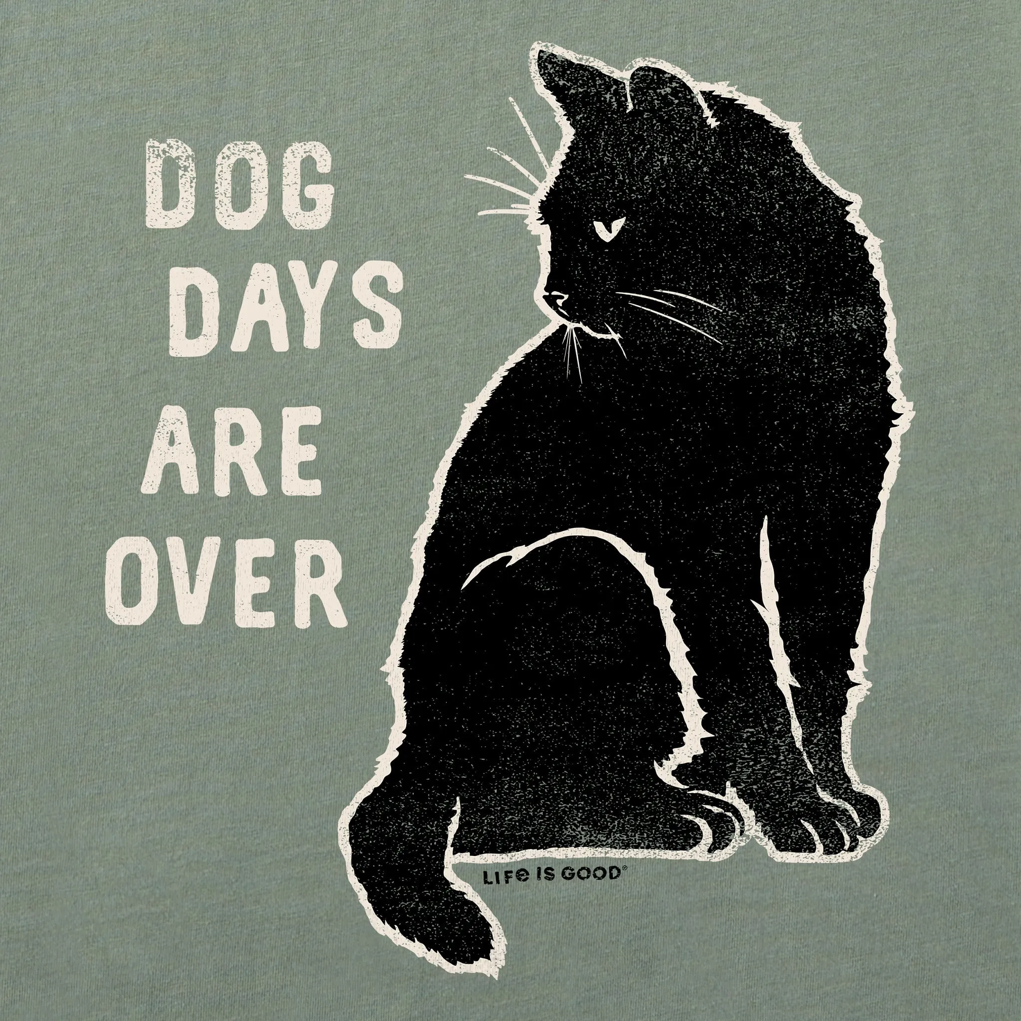 Women's Dog Days are Over Short Sleeve Crusher Boxy Tee Life is Good