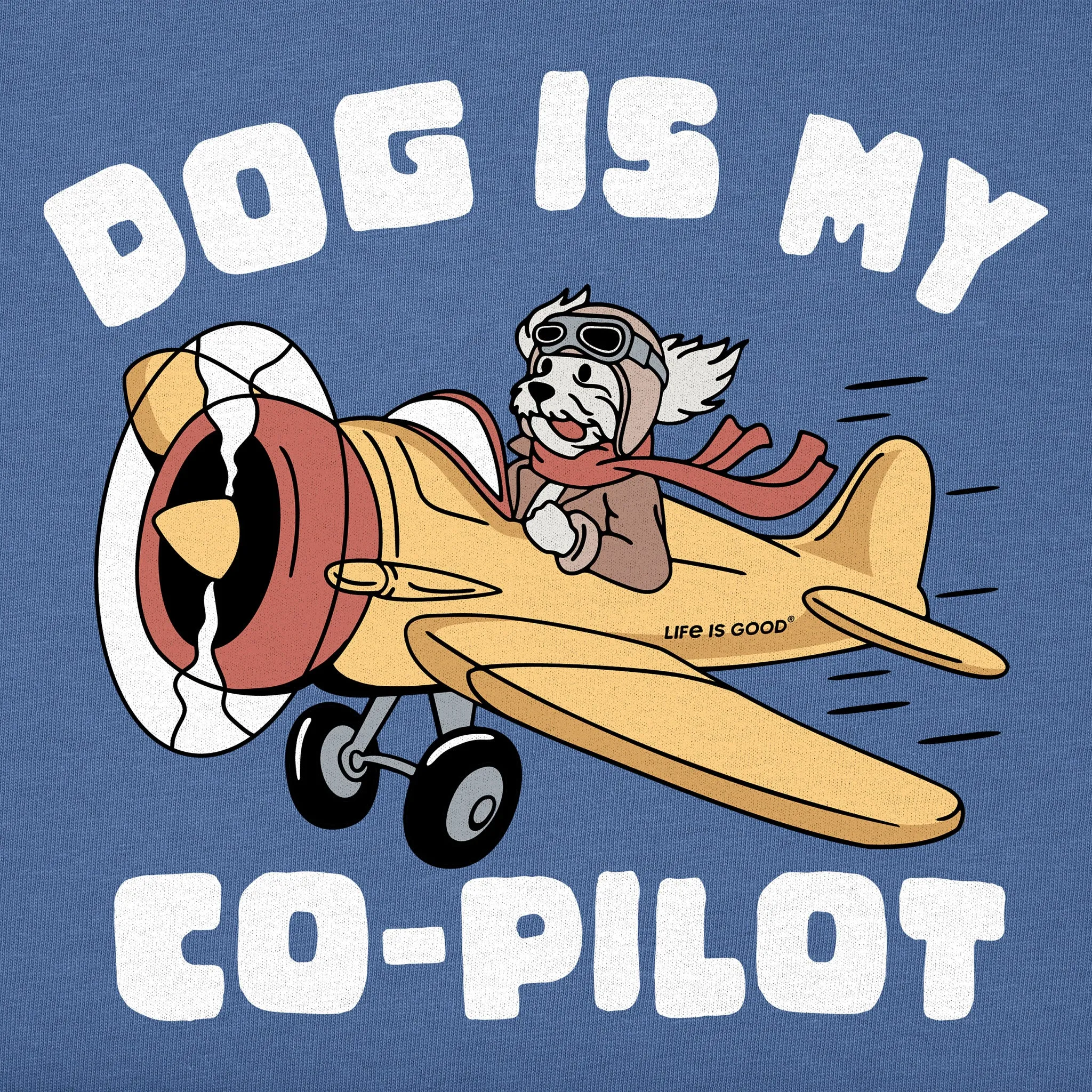 Women's Dog is My Co-Pilot Short Sleeve Tee Life is Good