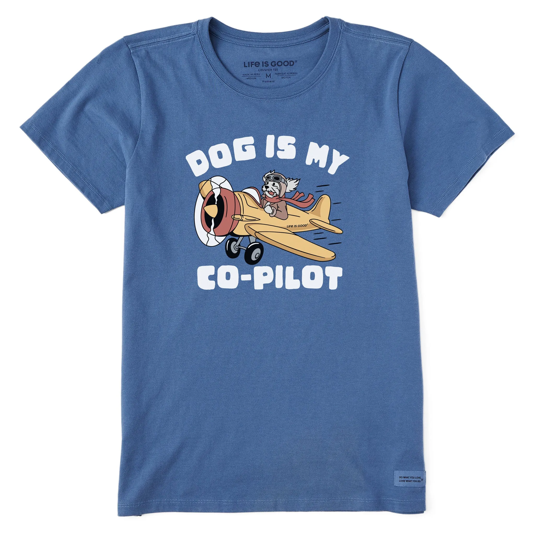 Women's Dog is My Co-Pilot Short Sleeve Tee Life is Good
