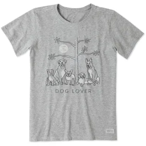 Women's Dog Lover Tree Short Sleeve Crusher Tee Life is Good