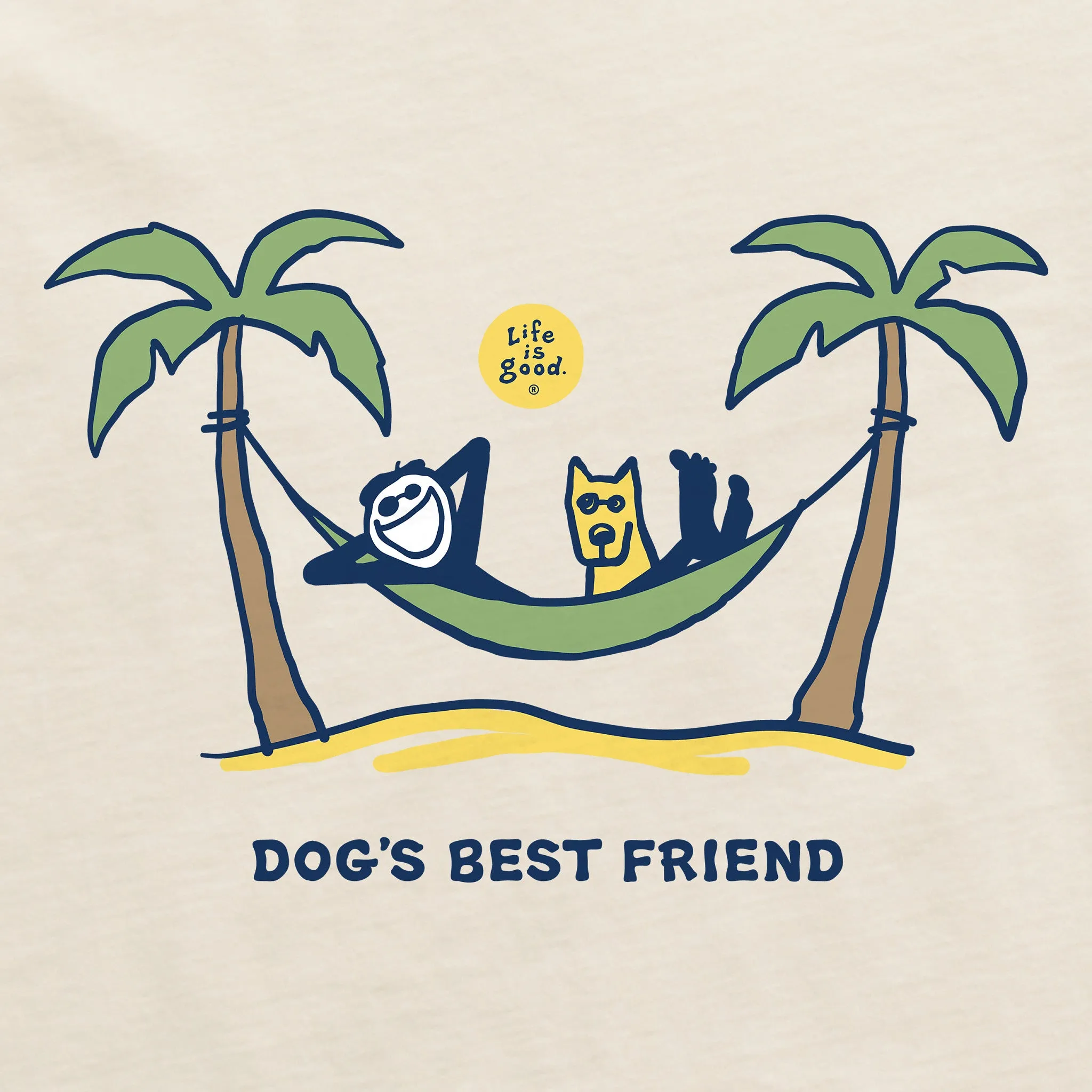 Women's Dog's Best Friend Short Sleeve Crusher Tee Life is Good