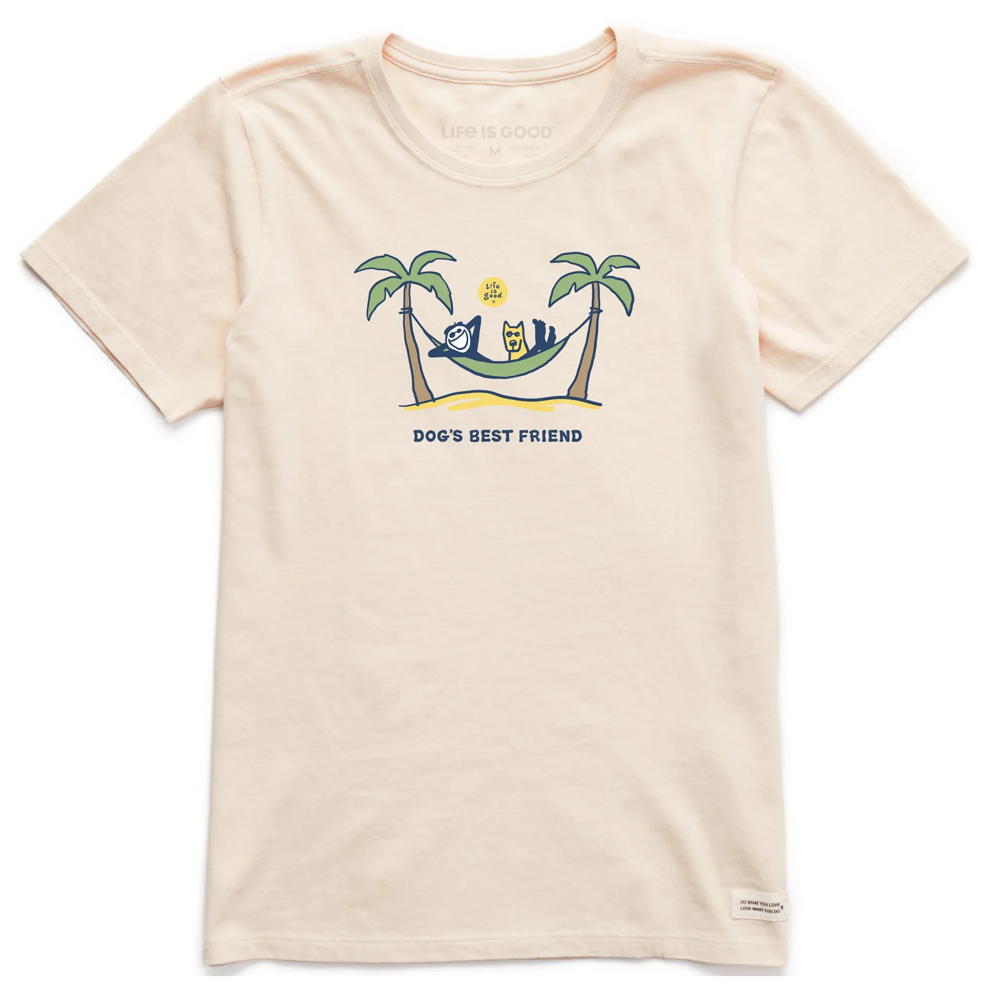 Women's Dog's Best Friend Short Sleeve Crusher Tee Life is Good