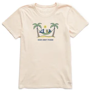 Women's Dog's Best Friend Short Sleeve Crusher Tee Life is Good
