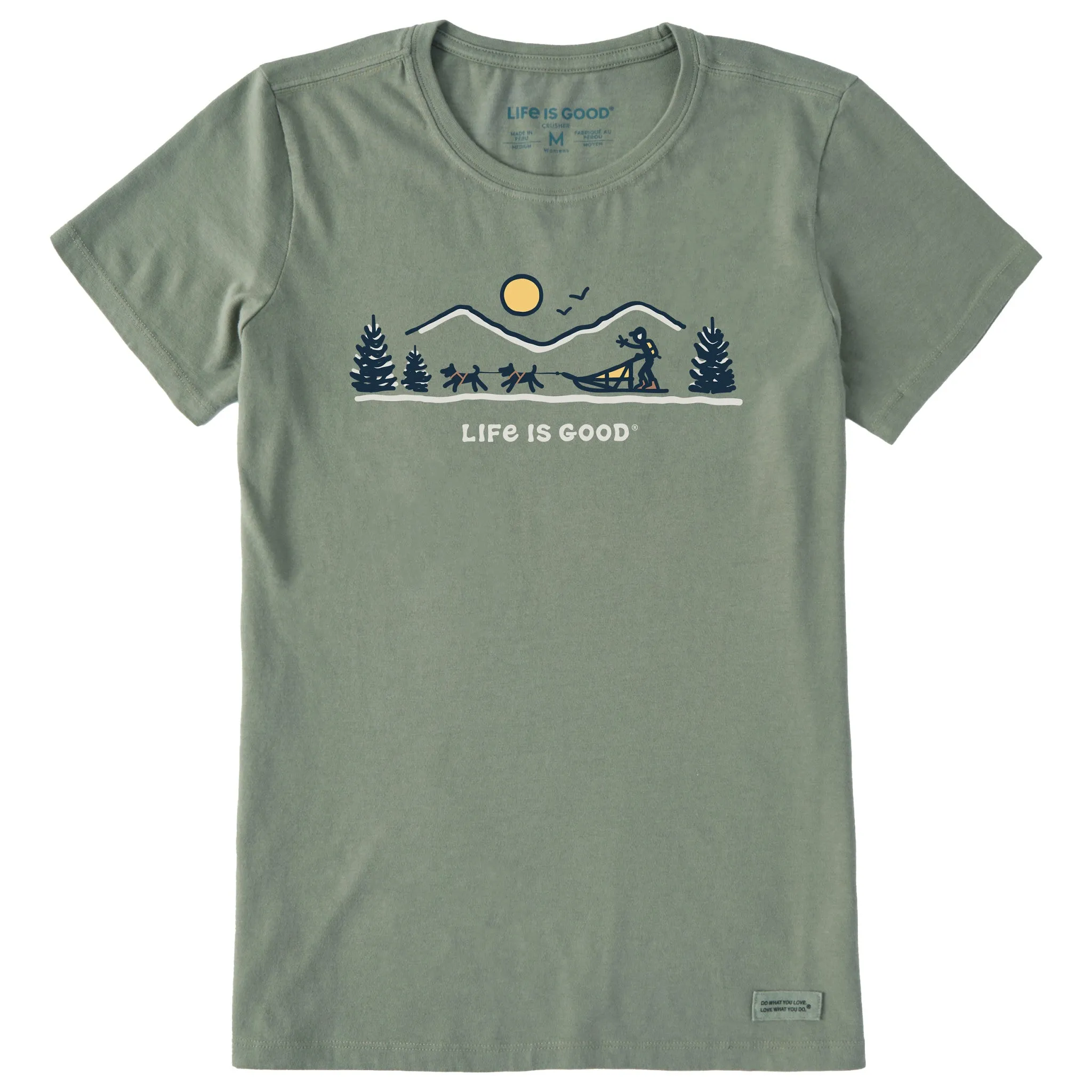 Women's Dogsled Vista Short Sleeve Crusher Tee Life is Good
