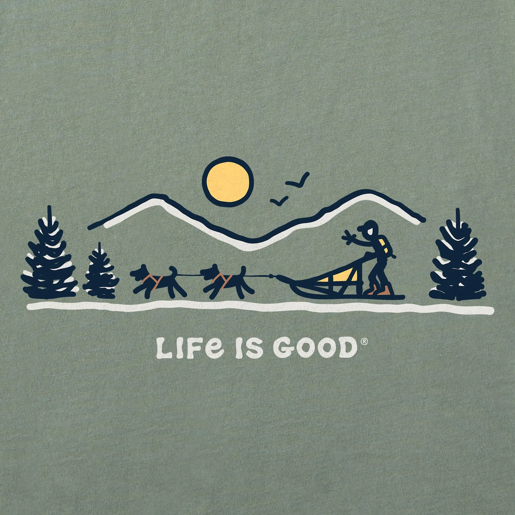 Women's Dogsled Vista Short Sleeve Crusher Tee Life is Good