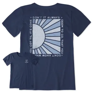 Women's Don't It Always Seem to Go Short Sleeve Crusher Tee Life is Good