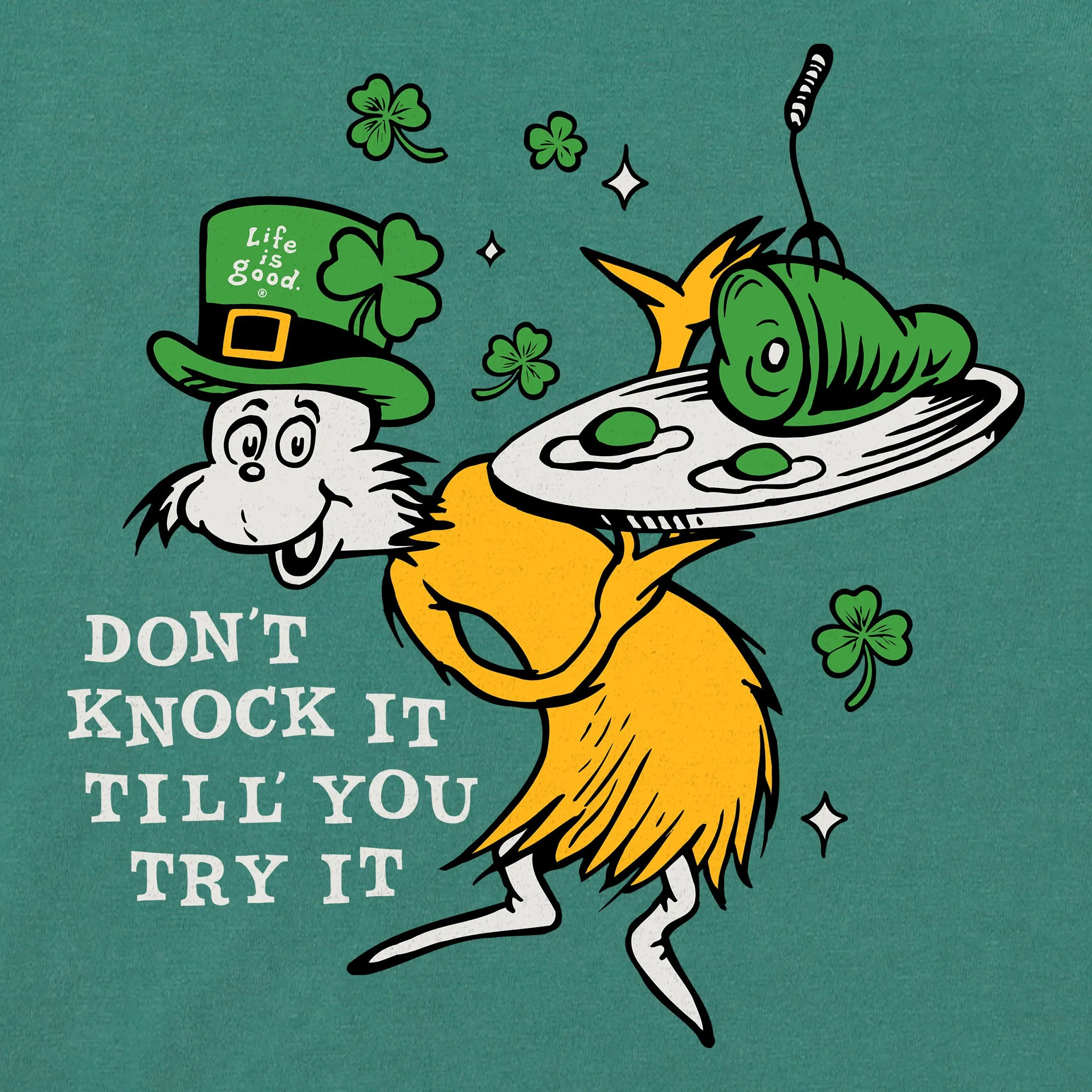 Women's Don't Knock It Til You Try It Short Sleeve Crusher Tee Life is Good