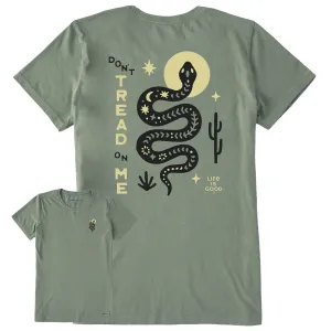 Women's Don't Tread on Me Short Sleeve Crusher Tee Life is Good