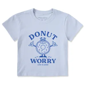 Women's Donut Worry Crusher-LITE Shrunken Tee Life is Good