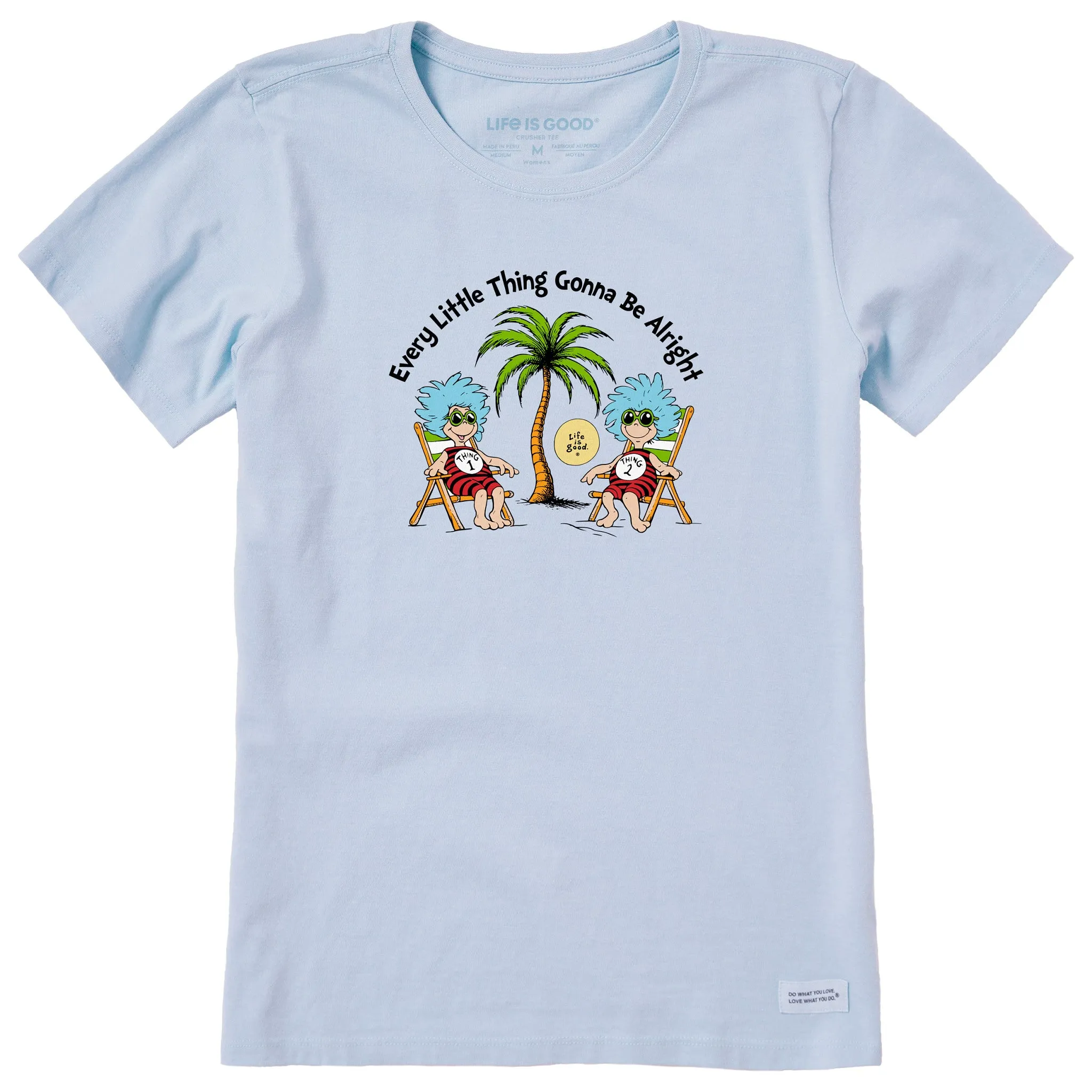 Women's Dr. Seuss Every Little Thing Short Sleeve Crusher Tee Life is Good