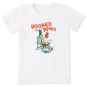 Women's Dr. Seuss Hooked On Books Short Sleeve Tee Life is Good
