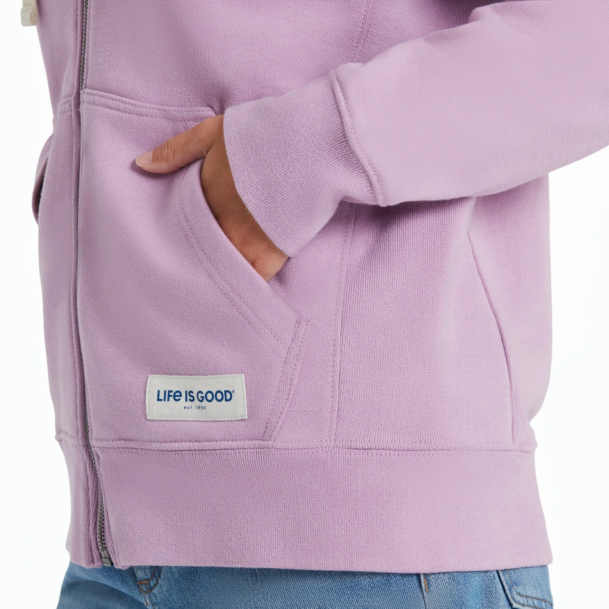Women's Dragonfly Simply True Fleece Zip Hoodie Life is Good