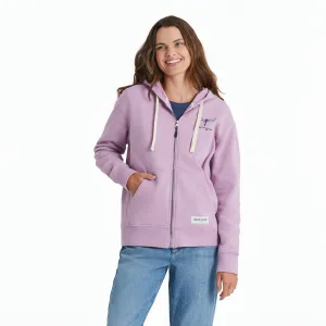 Women's Dragonfly Simply True Fleece Zip Hoodie Life is Good