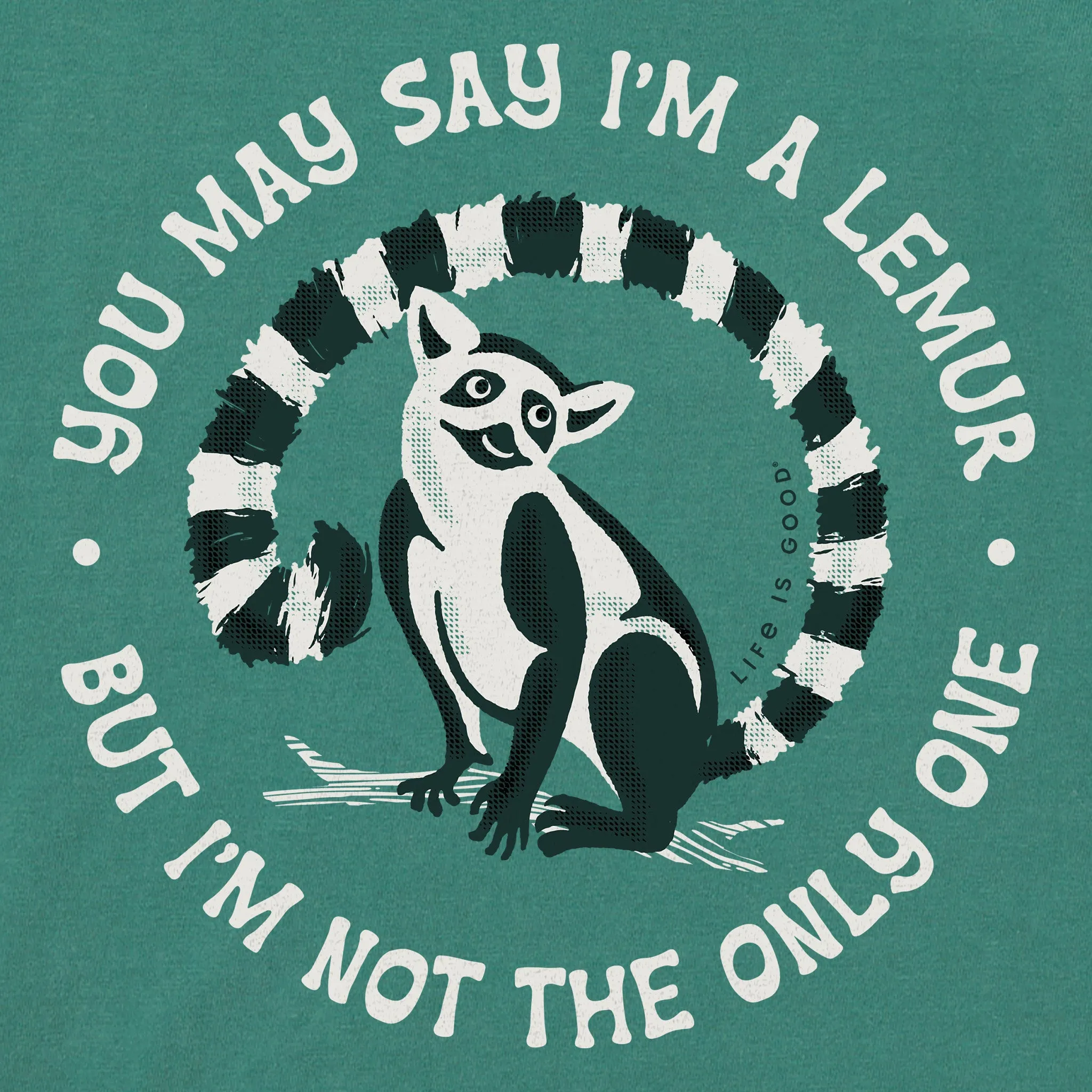 Women's Dreamer Lemur Short Sleeve Crusher Tee Life is Good
