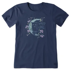 Women's Dreamy Night Owl Short Sleeve Tee Life is Good
