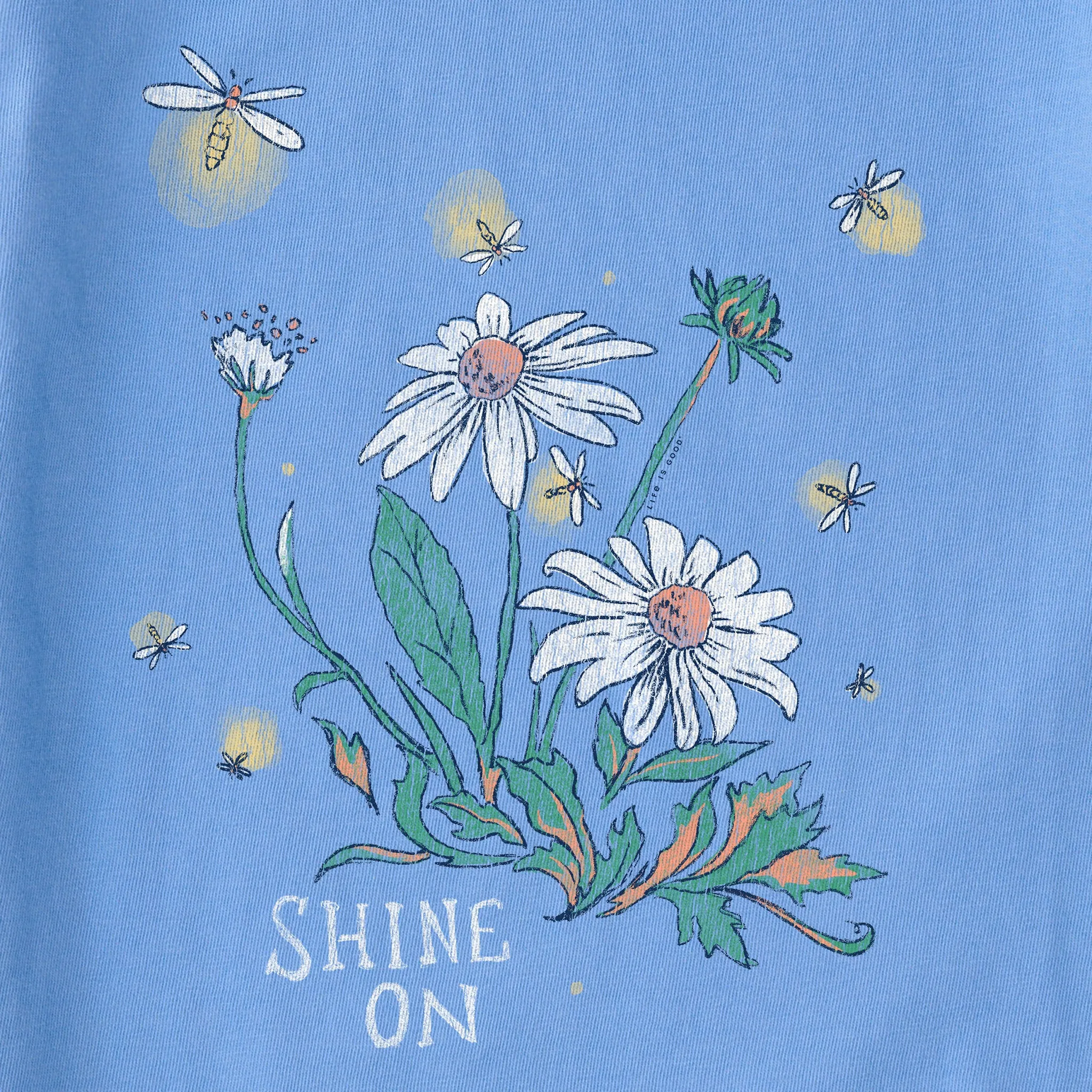 Women's Dreamy Shine On Daisies Crusher Tank Life is Good