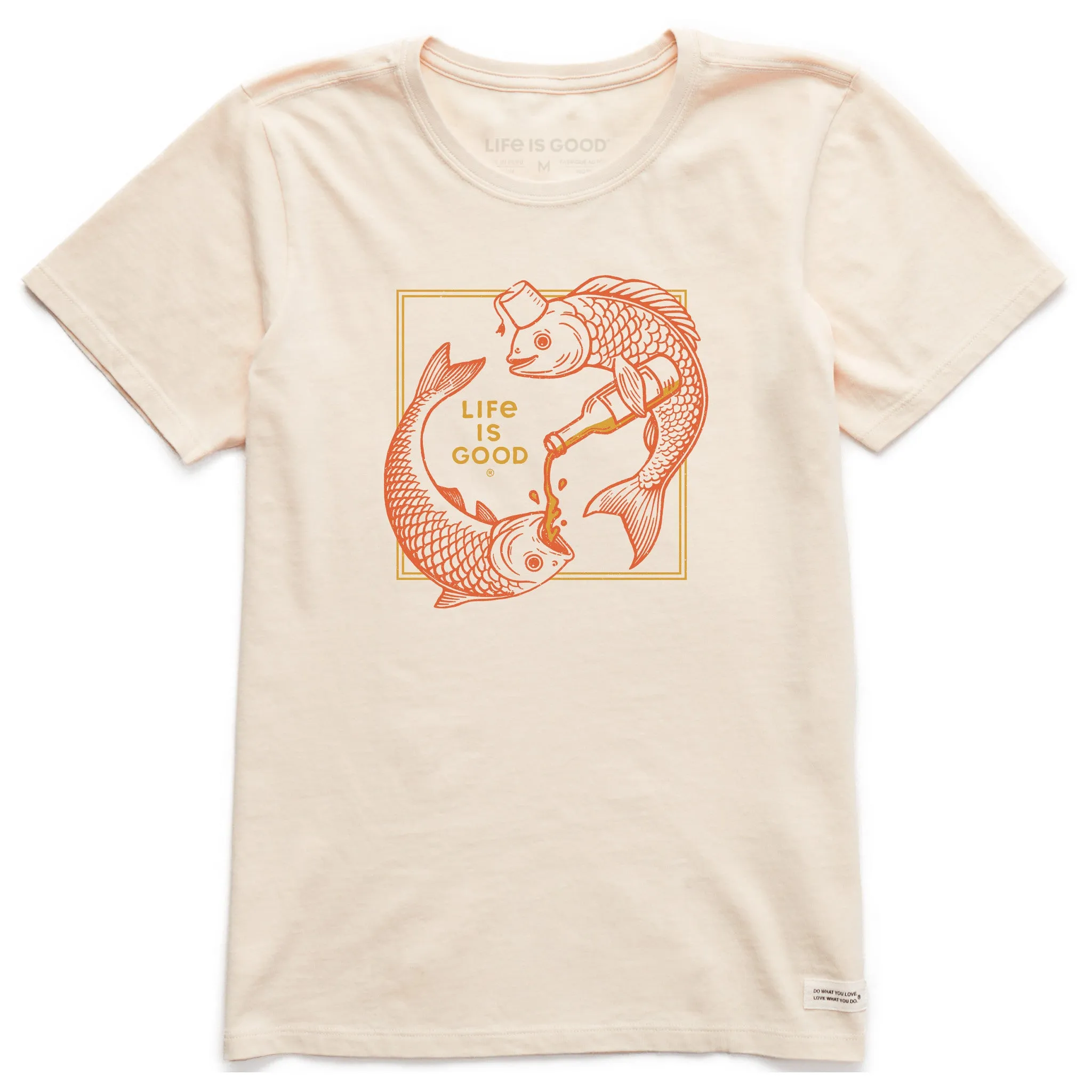 Women's Drink Like a Fish Short Sleeve Crusher Tee Life is Good