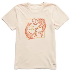 Women's Drink Like a Fish Short Sleeve Crusher Tee Life is Good