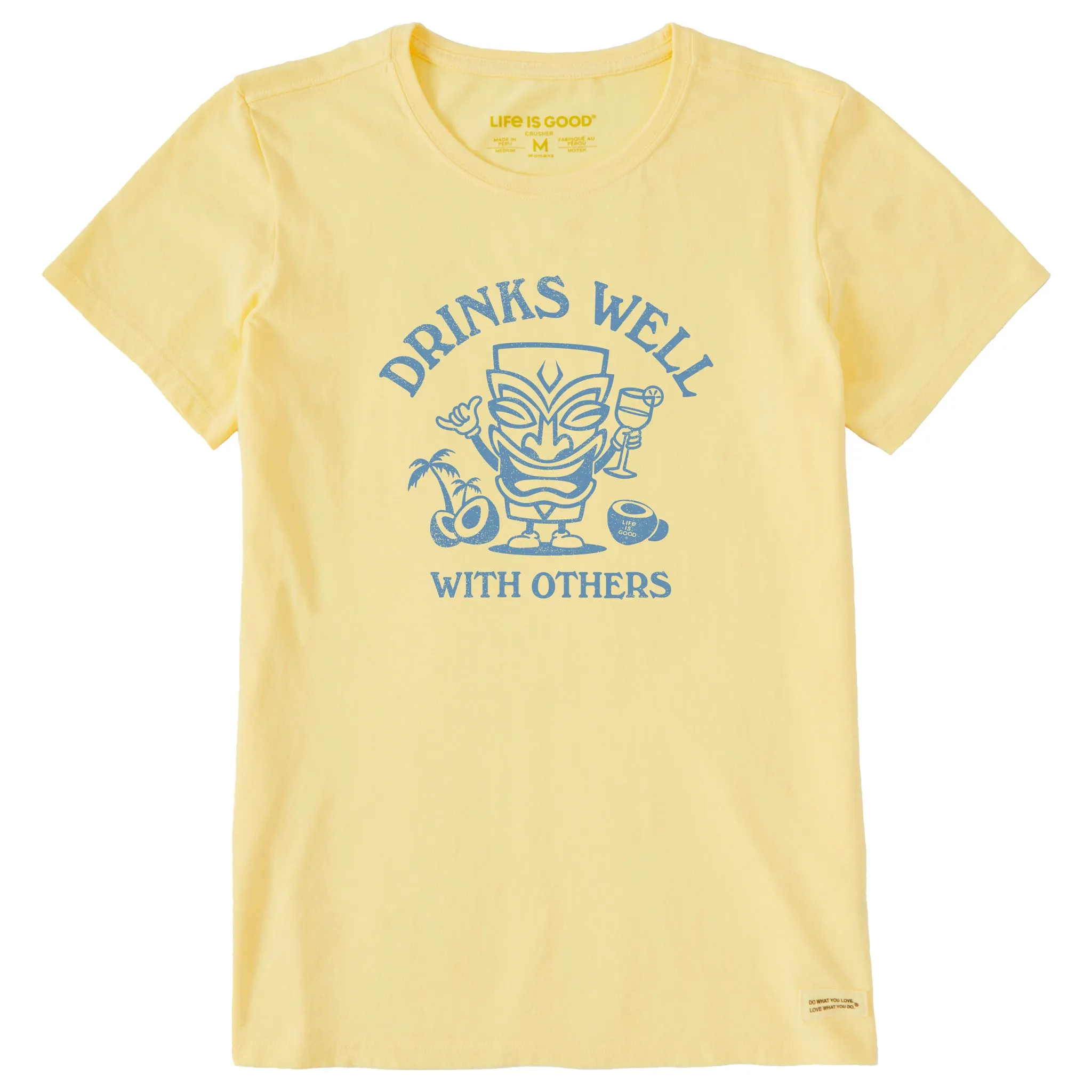 Women's Drinks Well Tiki Short Sleeve Tee Life is Good