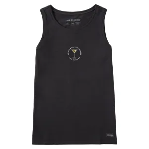 Women's Drinks Well with Others Martini Crusher Tank Life is Good