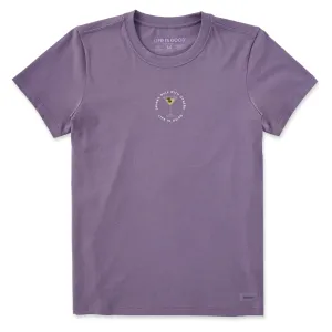 Women's Drinks Well with Others Martini Short Sleeve Crusher Tee Life is Good