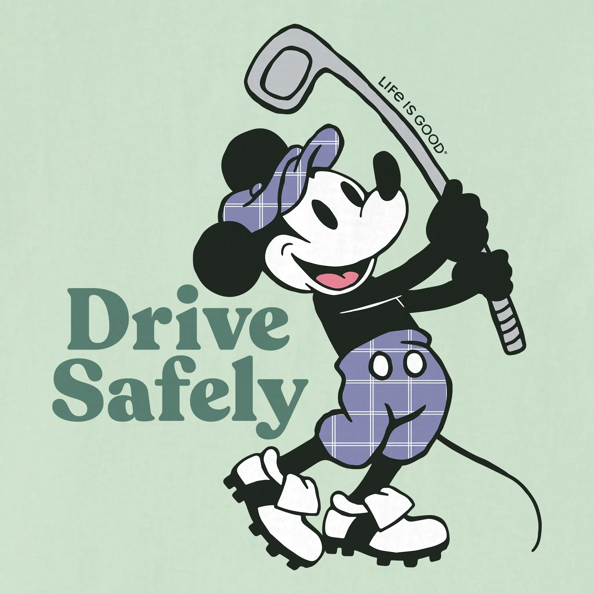 Women's Drive Safely Willie Short Sleeve Crusher Tee Life is Good