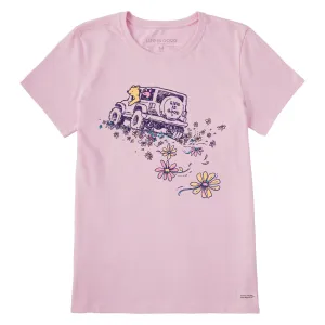 Women's Driving Miss Piggy Short Sleeve Tee Life is Good