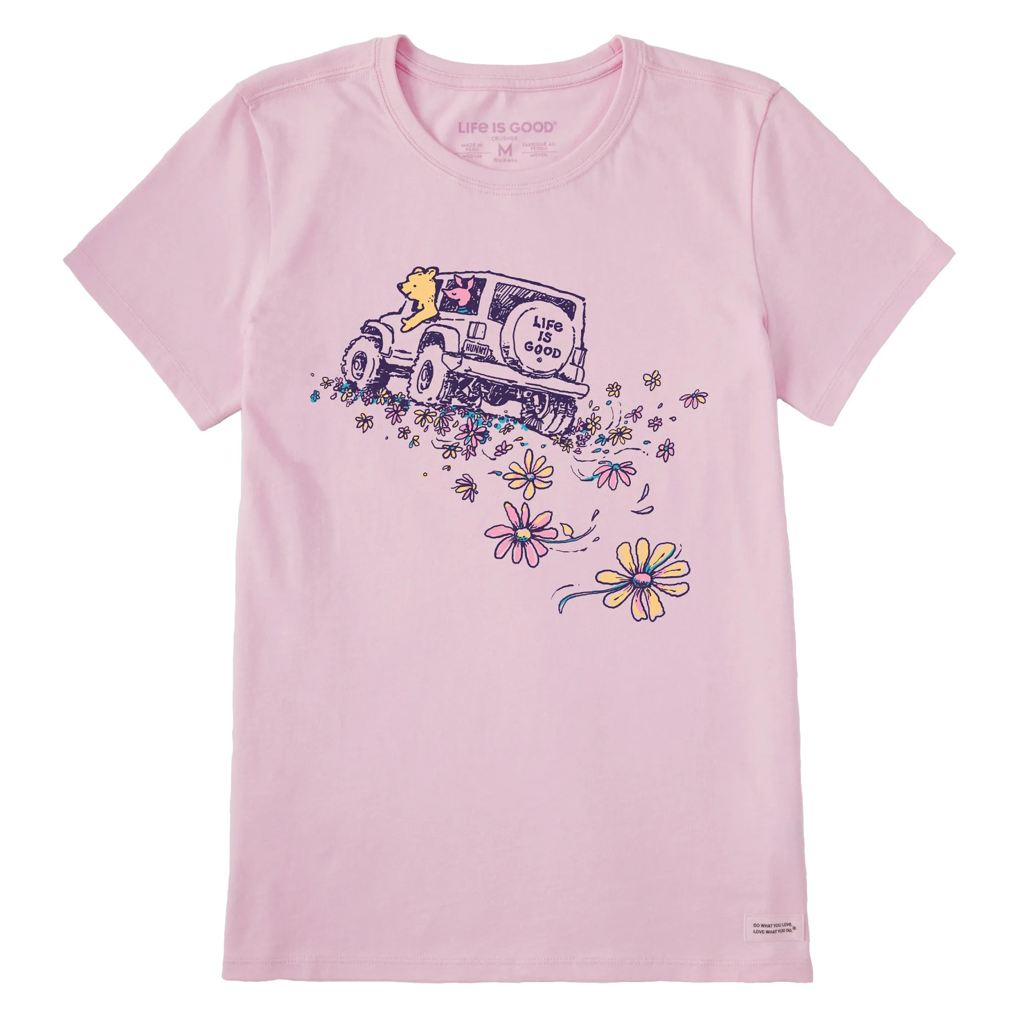 Women's Driving Miss Piggy Short Sleeve Tee Life is Good