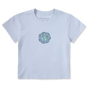 Women's DWYL Earth Crusher-LITE Shrunken Tee Life is Good