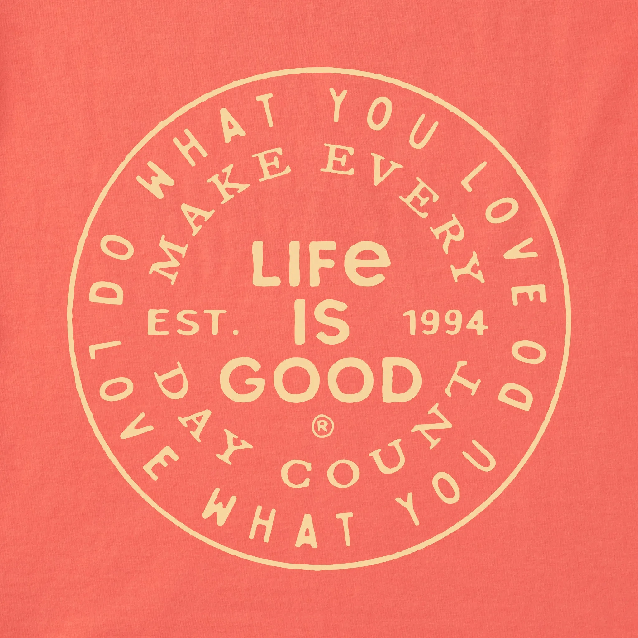 Women's DWYL Make Every Day Count Coin Short Sleeve Crusher Tee Life is Good