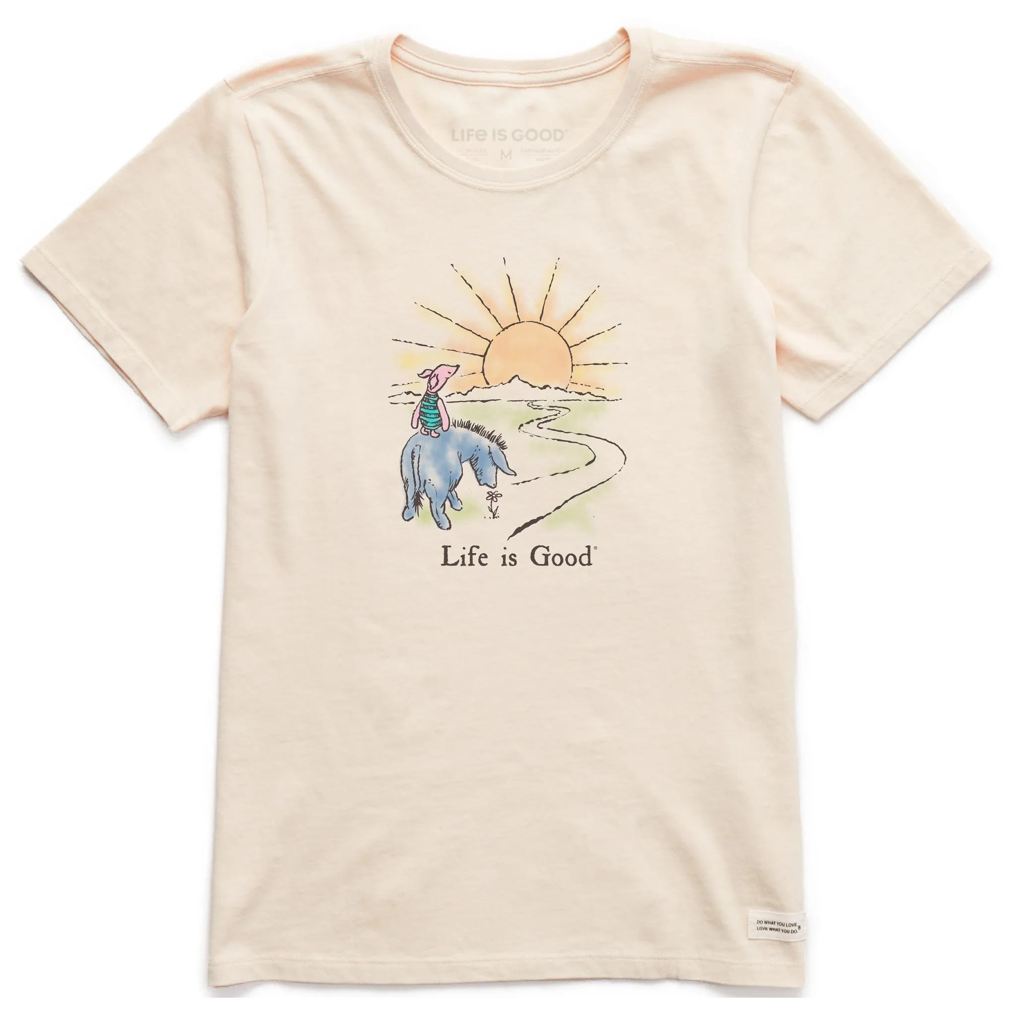 Women's E & P Sunset Ride Short Sleeve Crusher Tee Life is Good