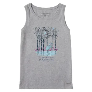 Women's Earth Has Music Heron Crusher Tank Life is Good