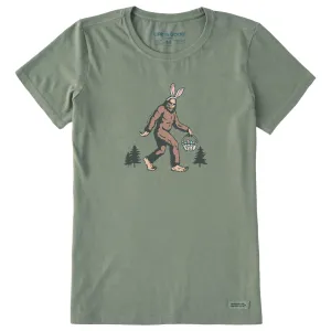 Women's Easter Bigfoot Short Sleeve Crusher Tee Life is Good
