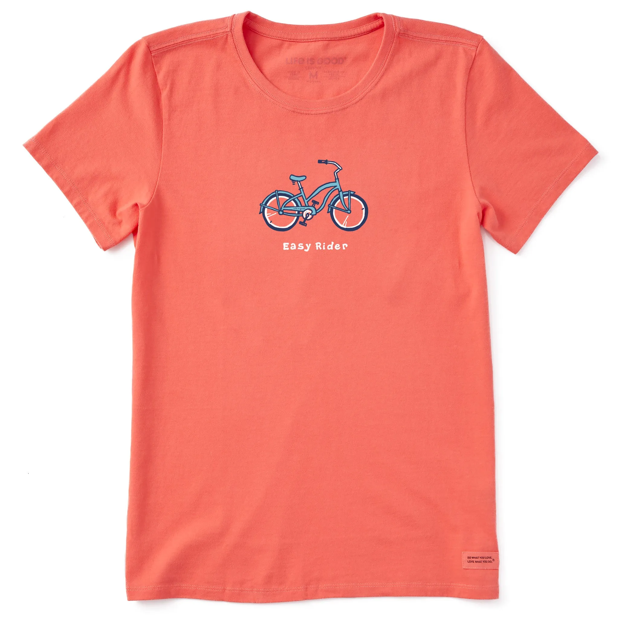 Women's Easy Rider Bike Short Sleeve Tee Life is Good