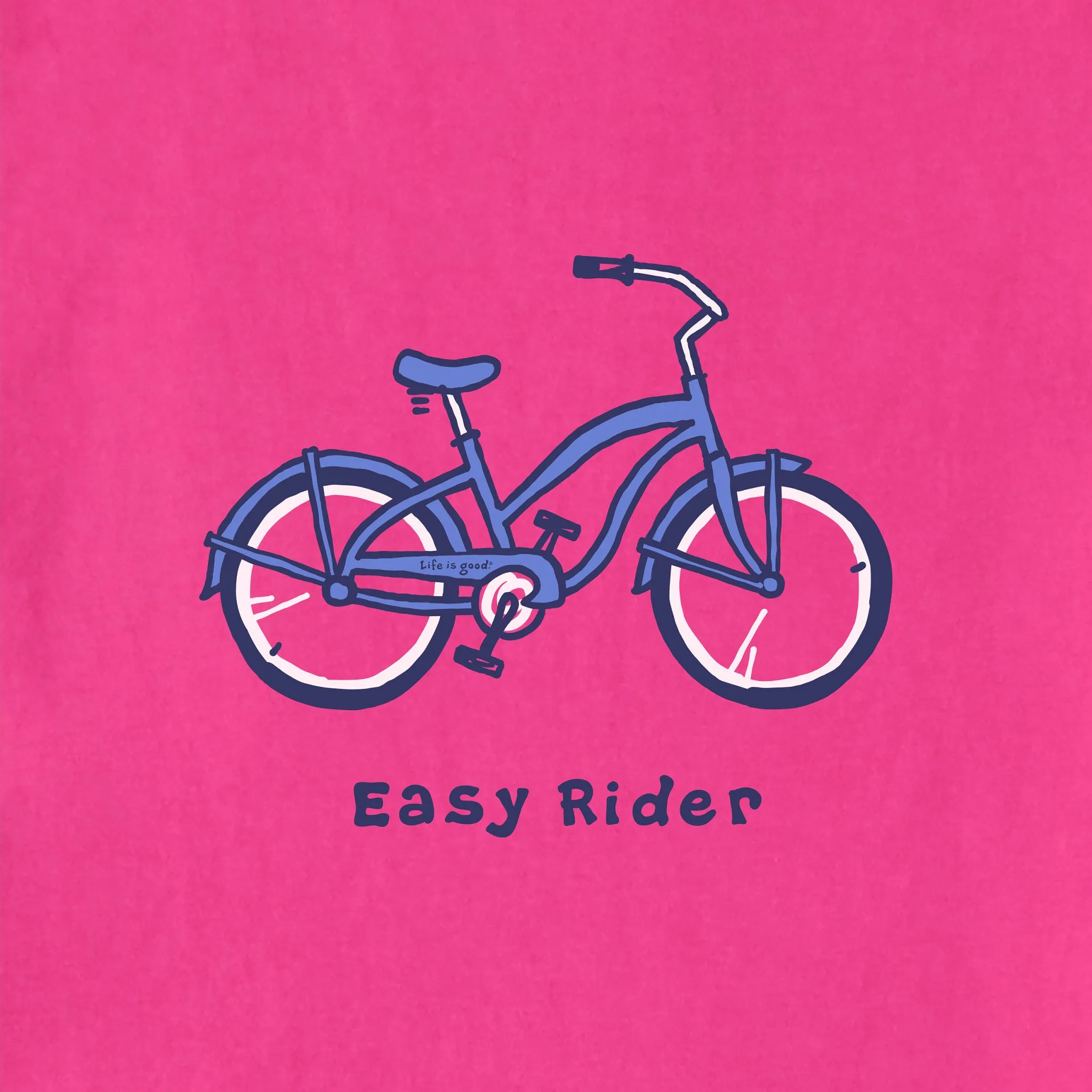 Women's Easy Rider Bike Short Sleeve Tee Life is Good