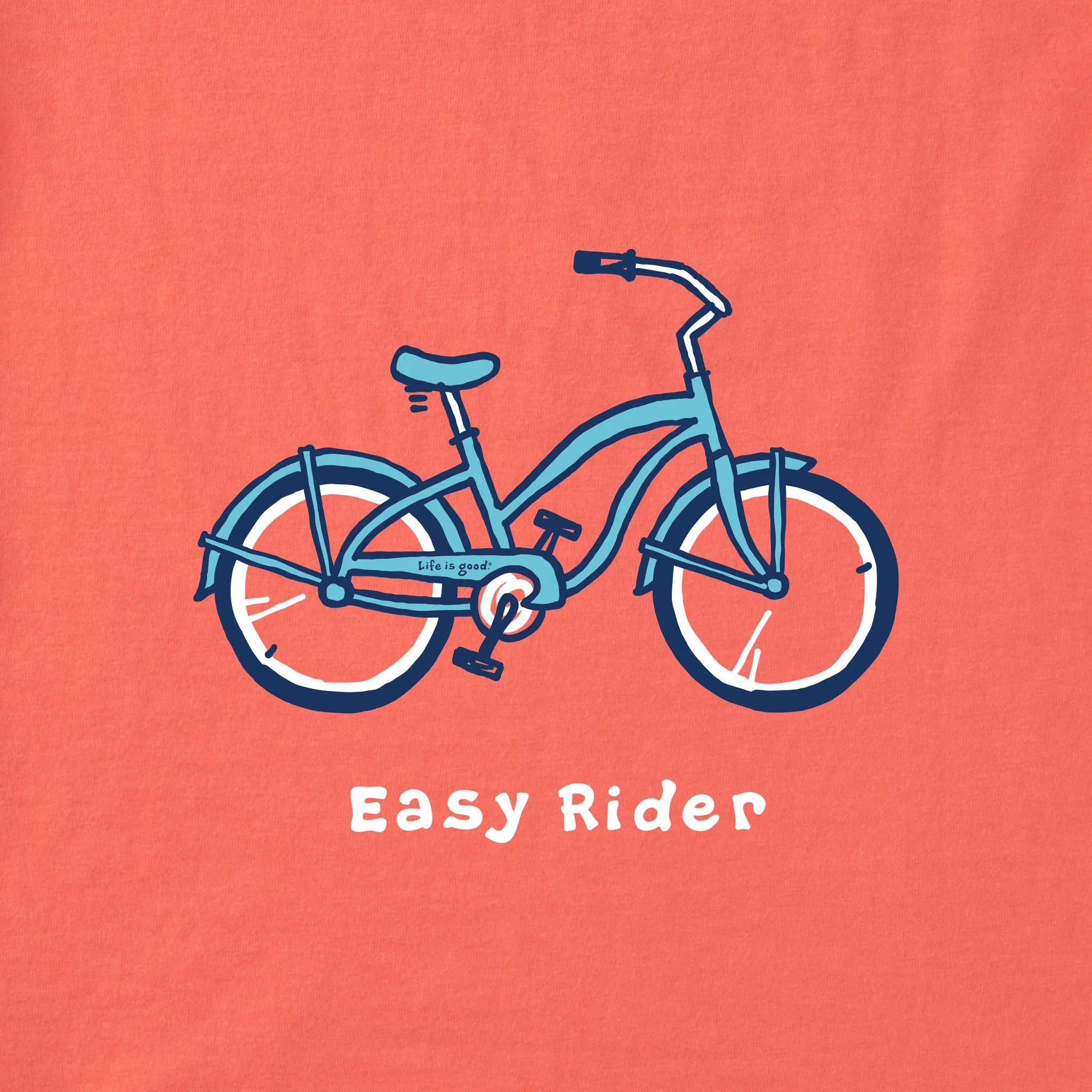 Women's Easy Rider Bike Short Sleeve Tee Life is Good