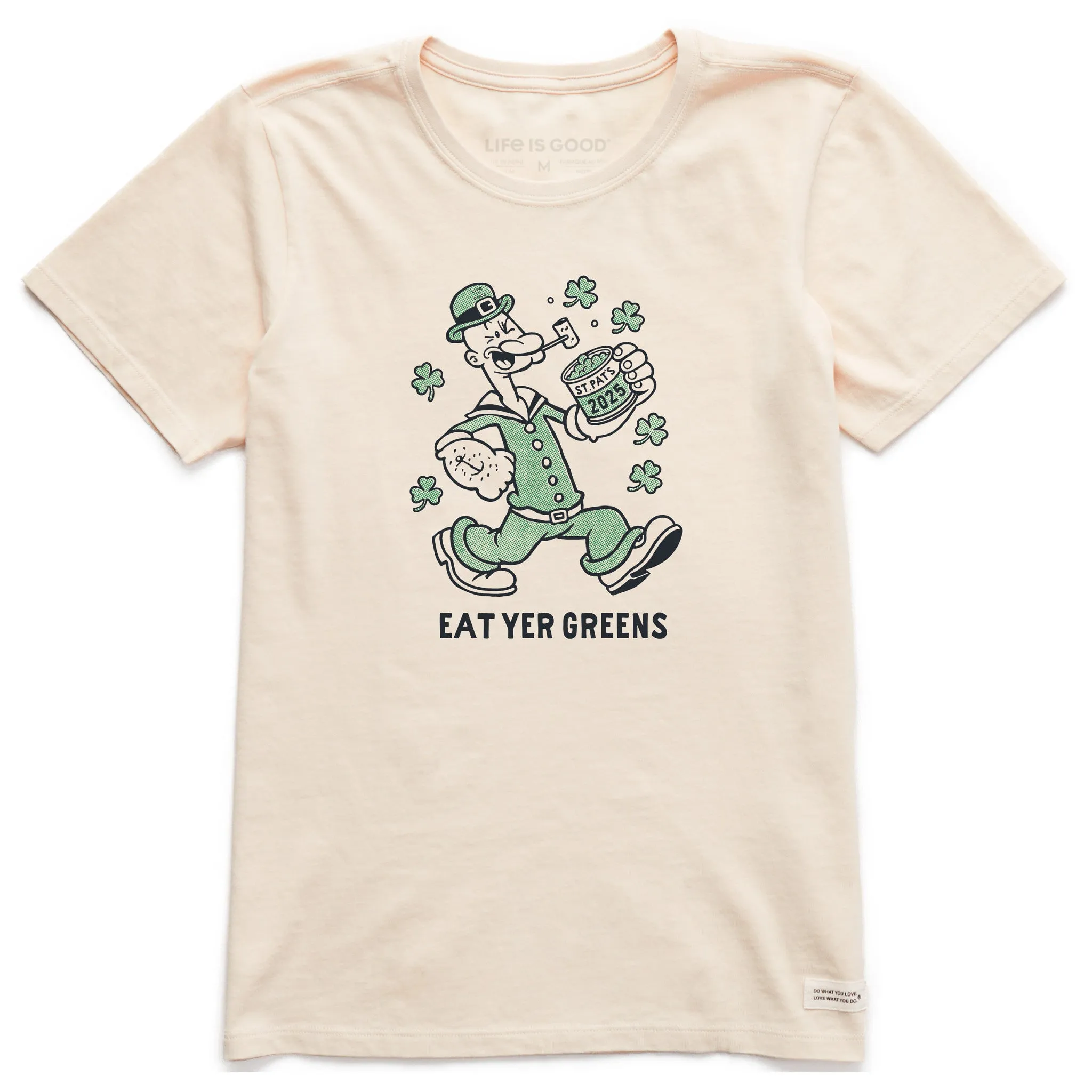 Women's Eat Yer Greens Short Sleeve Crusher Tee Life is Good