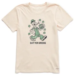 Women's Eat Yer Greens Short Sleeve Crusher Tee Life is Good