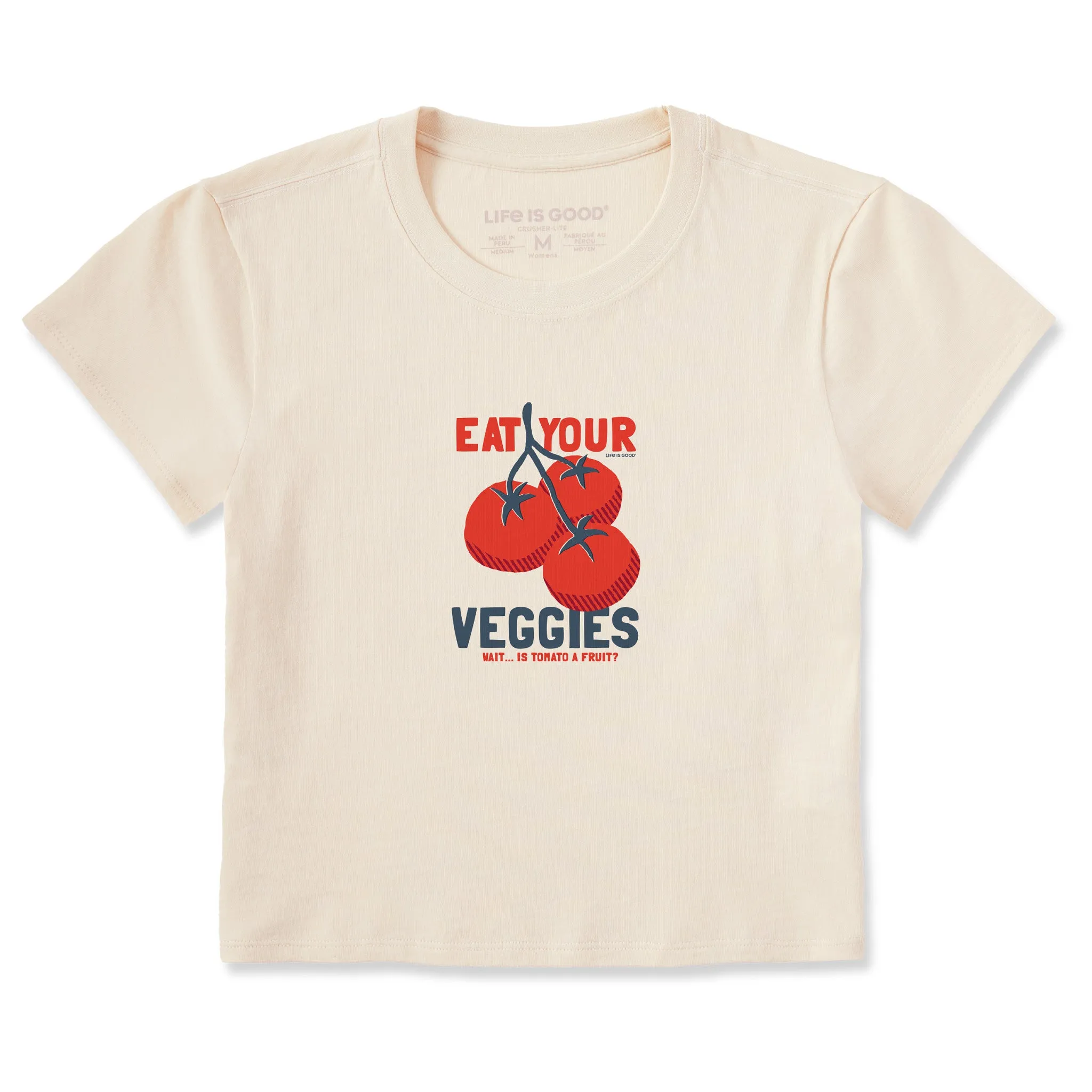 Women's Eat Your Veggies Crusher-LITE Shrunken Tee Life is Good