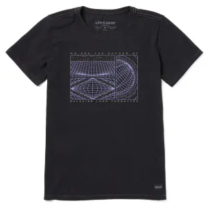 Women's Echoes of Galaxies Short Sleeve Tee Life is Good