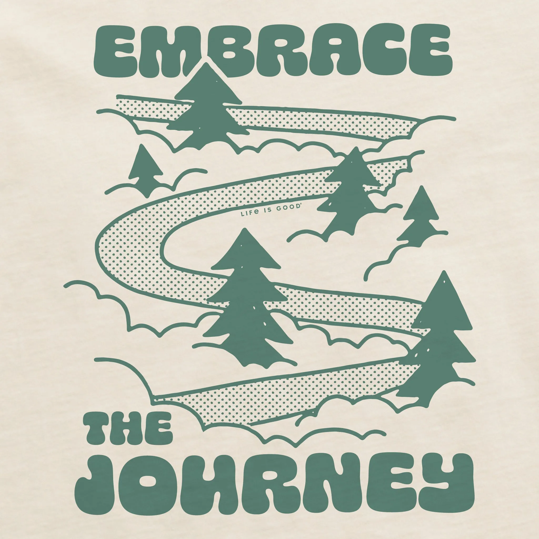 Women's Embrace the Journey Road Crusher-LITE Shrunken Tee Life is Good