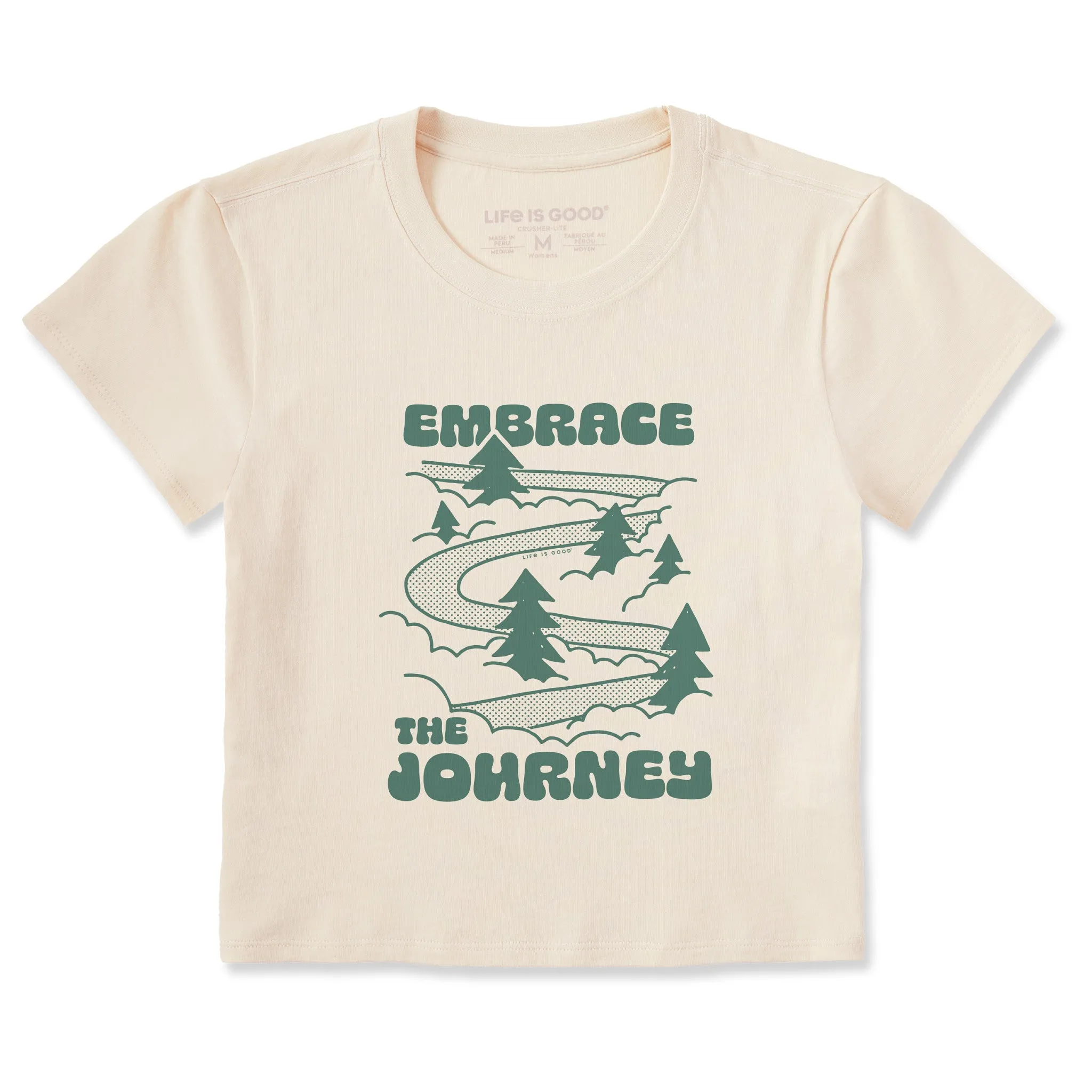 Women's Embrace the Journey Road Crusher-LITE Shrunken Tee Life is Good