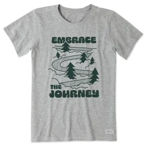 Women's Embrace the Journey Road Short Sleeve Crusher Tee Life is Good