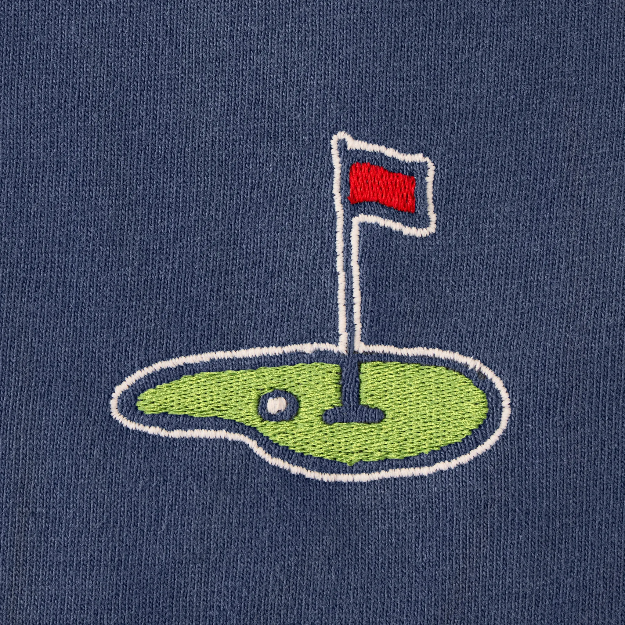 Women's Embroidered Golf Flag Short Sleeve Crusher Tee Life is Good