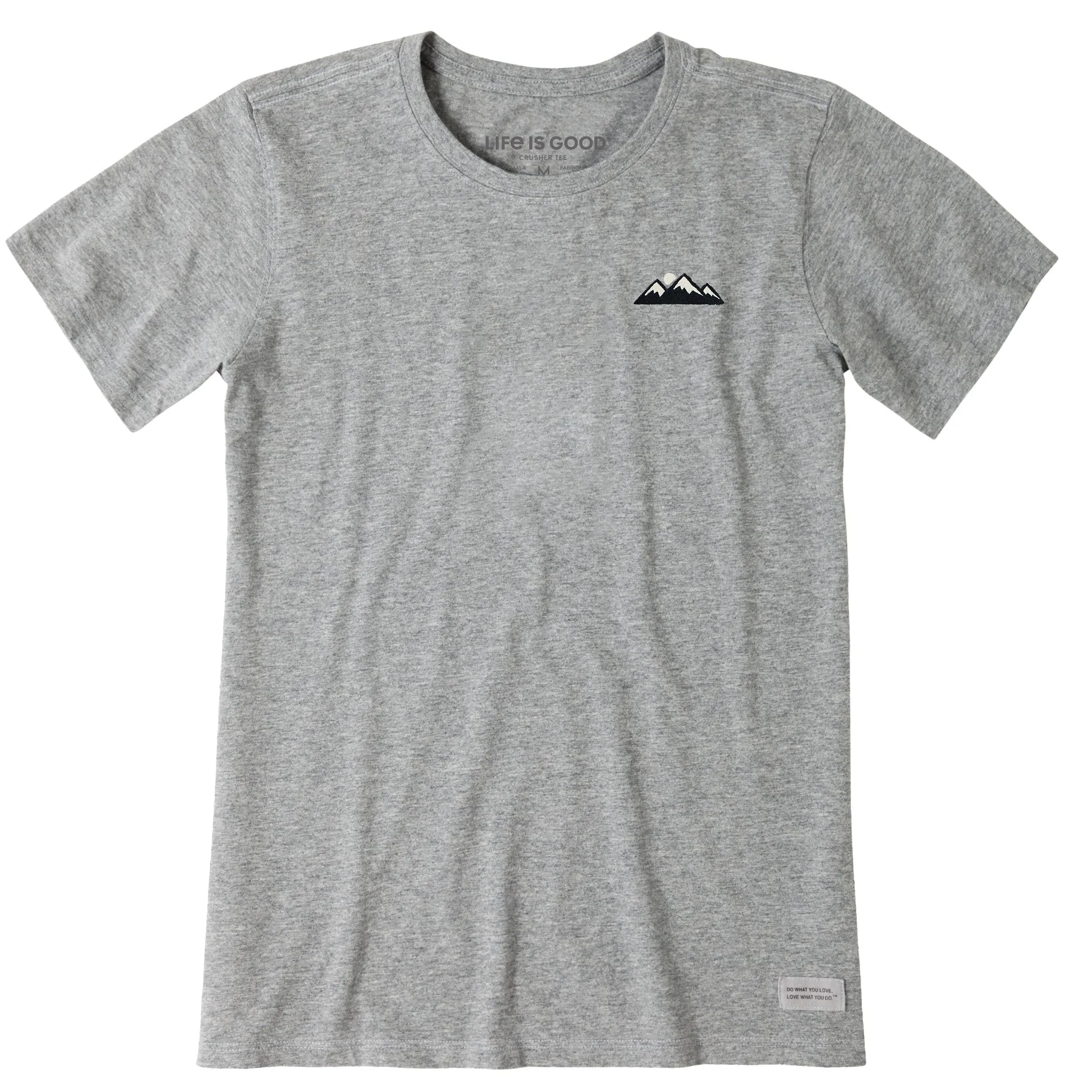 Women's Embroidered Mountains Short Sleeve Crusher Tee Life is Good