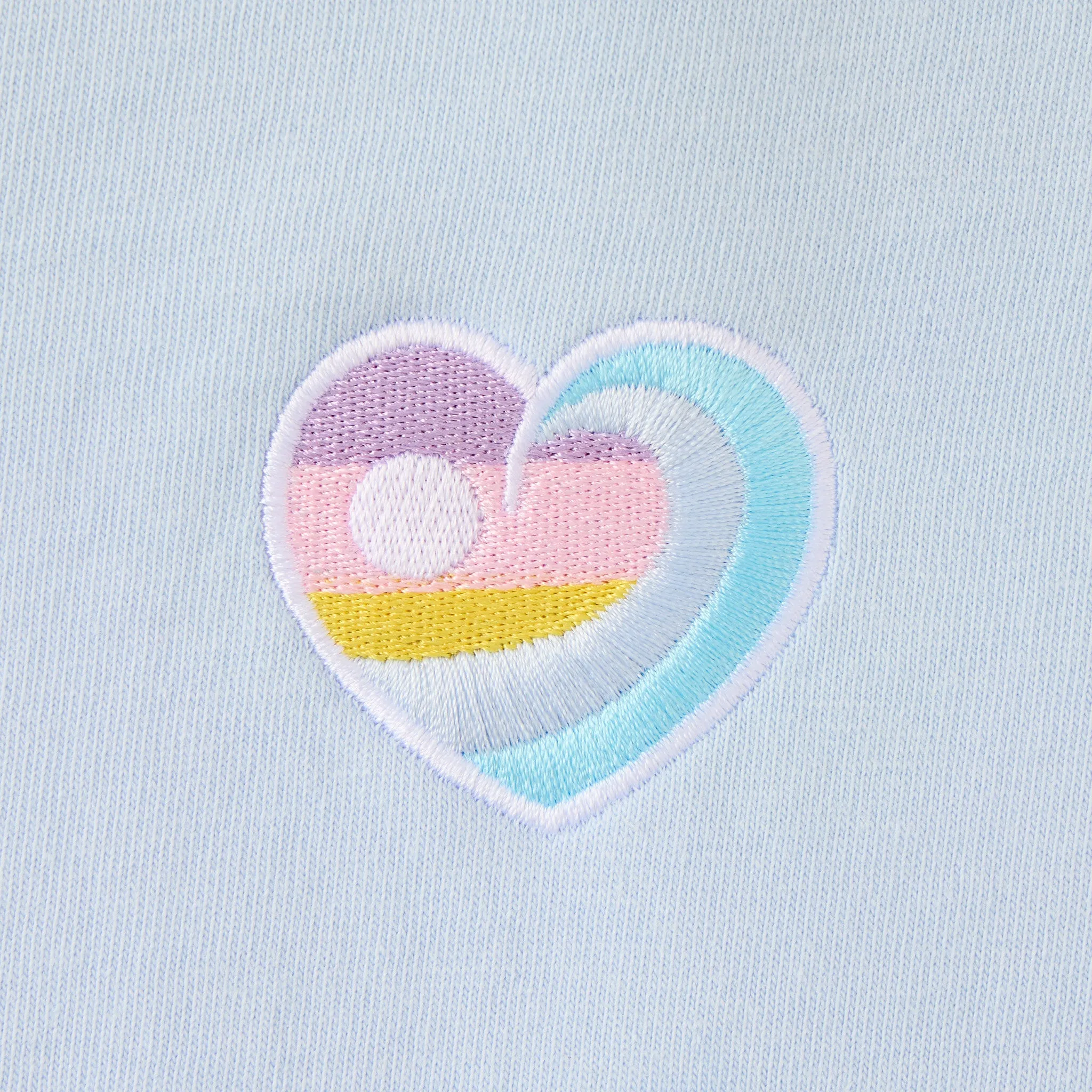 Women's Embroidered Ocean Heart Short Sleeve Crusher Tee Life is Good